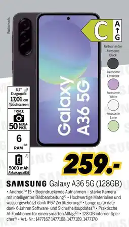 MEDIMAX SAMSUNG Galaxy A36 5G (128GB) UN Angebot