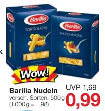 Jawoll Barilla Nudeln 500g Angebot