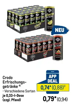 METRO Crodo Erfrischungsgetränke Angebot