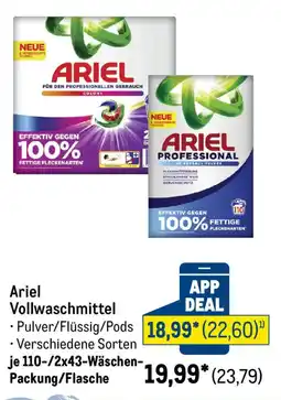 METRO Ariel Vollwaschmittel Angebot