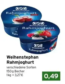 CAP Markt Weihenstephan Rahmjoghurt Angebot