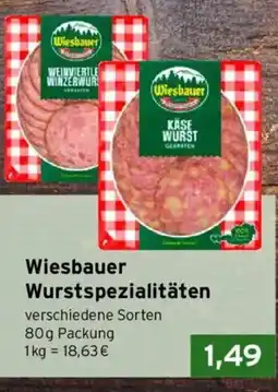 CAP Markt Wiesbauer Wurstspezialitäten Angebot