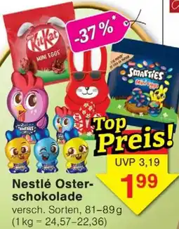 Wiglo Wunderland Nestlé Osterschokolade Angebot