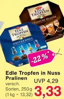 Wiglo Wunderland Edle Tropfen in Nuss Pralinen Angebot