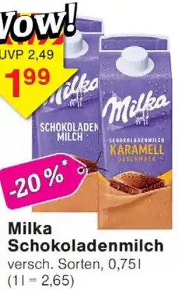 Wiglo Wunderland Milka Schokoladenmilch Angebot