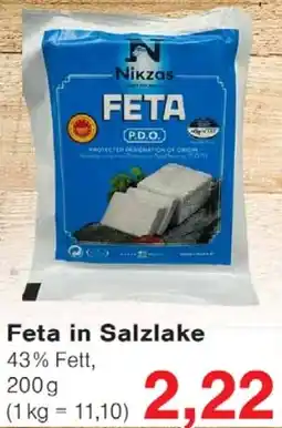 Wiglo Wunderland Feta in Salzlake Angebot