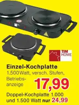 Wiglo Wunderland TIM HOME Einzel-Kochplatte Angebot