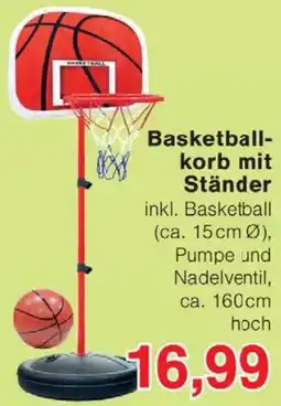 Wiglo Wunderland Basketballkorb mit Ständer Angebot