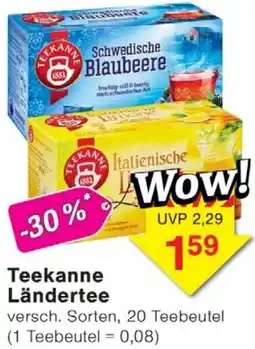 Wiglo Wunderland Teekanne Ländertee Angebot