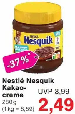 Wiglo Wunderland Nestlé Nesquik Kakaocreme Angebot