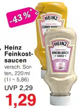 Wiglo Wunderland Heinz Feinkostsaucen Angebot