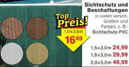 Wiglo Wunderland Sichtschutz und Beschattungen Angebot