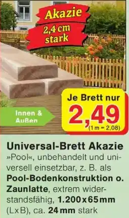 Wiglo Wunderland Universal-Brett Akazie Angebot