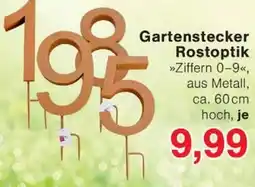 Wiglo Wunderland Gartenstecker Rostoptik Angebot