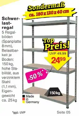 Wiglo Wunderland Schwerlastregal Angebot