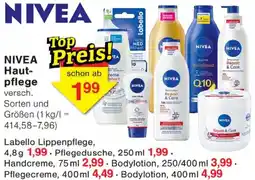 Wiglo Wunderland NIVEA Hautpflege Angebot