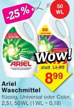 Wiglo Wunderland Ariel Waschmittel Angebot