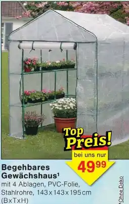 Wiglo Wunderland Begehbares Gewächshaus Angebot