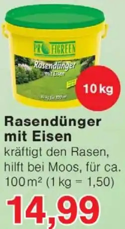 Wiglo Wunderland Rasendünger mit Eisen Angebot