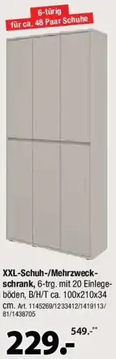 Zurbrüggen Xora XXL-Schuh-/Mehrzweckschrank Angebot