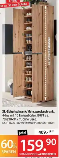 Zurbrüggen Xora XL-Schuhschrank/Mehrzweckschrank Angebot