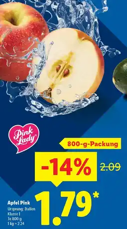 Lidl Apfel Pink Angebot