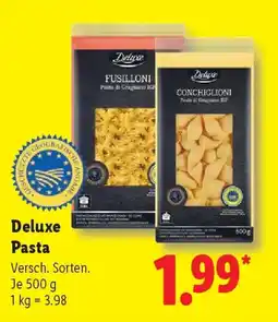 Lidl Deluxe Pasta Angebot