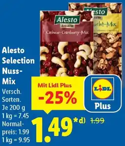 Lidl Alesto Selection Nuss Mix Angebot