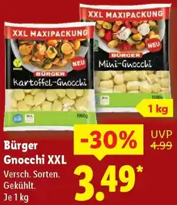 Lidl Bürger Gnocchi XXL Angebot