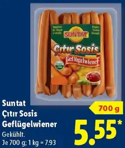 Lidl Suntat Çıtır Sosis Geflügelwiener Angebot