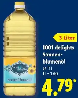 Lidl 1001 delights Sonnenblumenöl Angebot