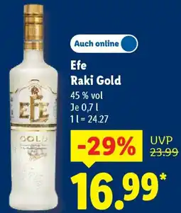 Lidl Efe Raki Gold Angebot