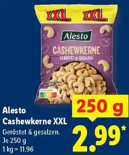 Lidl Alesto Cashewkerne XXL Angebot