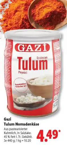 Lidl Gazi Tulum Nomadenkäse Angebot