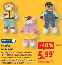 Lidl Playtive Lernpuppe Angebot