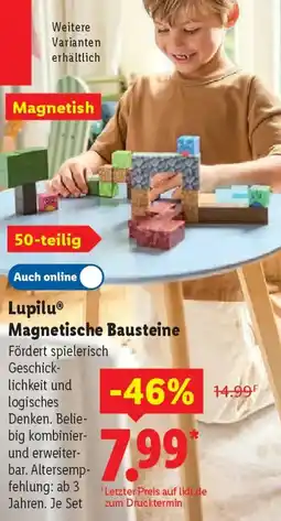 Lidl Lupilu Magnetische Bausteine Angebot