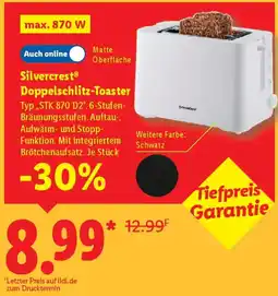 Lidl Silvercrest Doppelschlitz-Toaster Angebot
