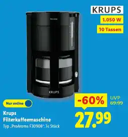 Lidl Krups Filterkaffeemaschine Angebot