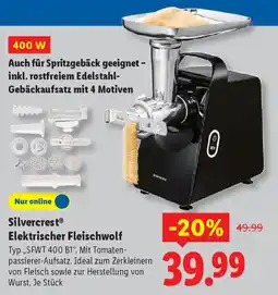 Lidl Silvercrest Elektrischer Fleischwolf Angebot