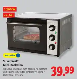 Lidl Silvercrest Mini-Backofen Angebot