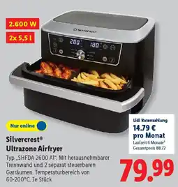 Lidl Silvercrest Ultrazone Airfryer Angebot