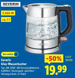Lidl Severin Glas-Wasserkocher Angebot