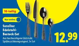Lidl Sansibar Edelstahl Besteck-Set Angebot