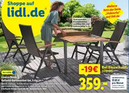 Lidl Livarno Home Geflecht-Gartenmöbel-Set, 5-tlg. Angebot
