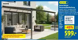 Lidl Home Deluxe Terrassenüberdachung Angebot