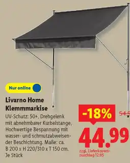 Lidl Livarno Home Klemmmarkise Angebot