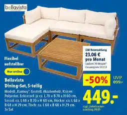Lidl Bellavista Dining-Set, 5-teilig Angebot