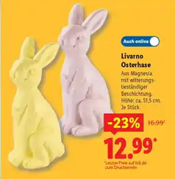 Lidl Livarno Osterhase Angebot