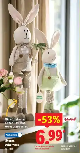 Lidl Livarno Deko-Hase Angebot