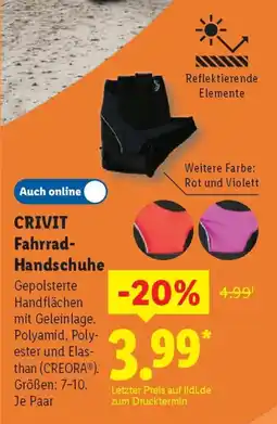 Lidl CRIVIT Fahrrad- Weitere Angebot